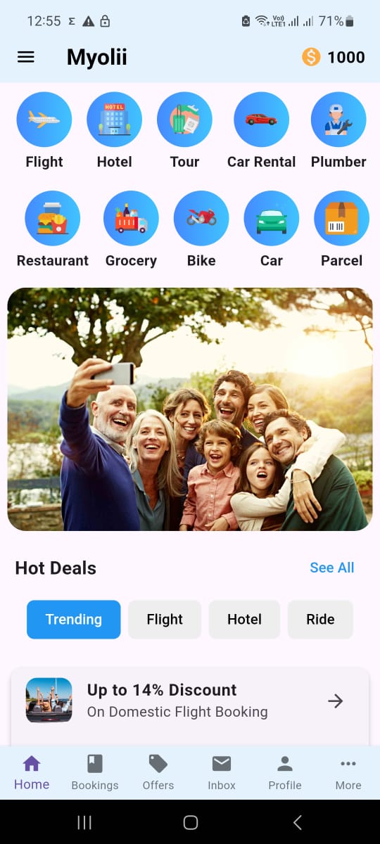 Real-Time Ride Sharing System